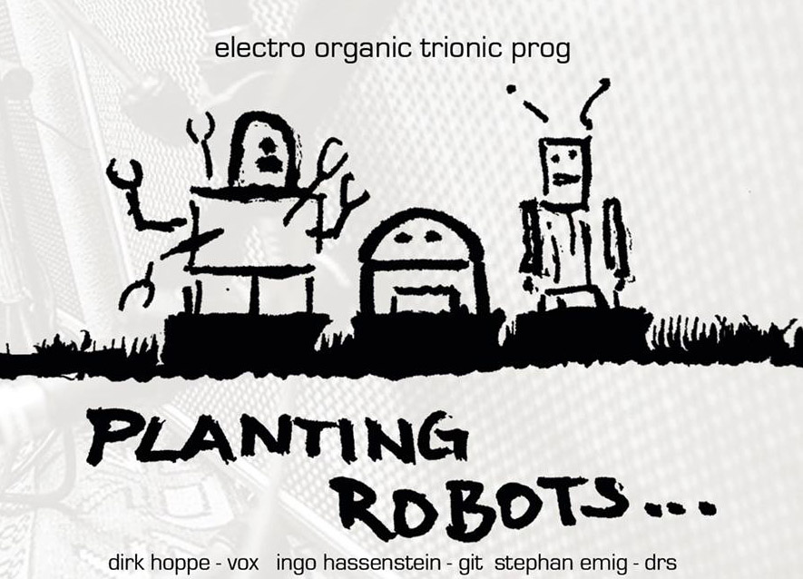 Homepage von den Planting Robots